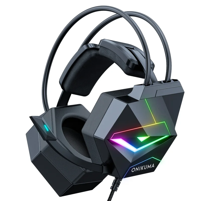 Logitech X20 Headset Game Chicken Eating PS4 Gaming Headsets Luminous Head Beam Computer Headset 7.1