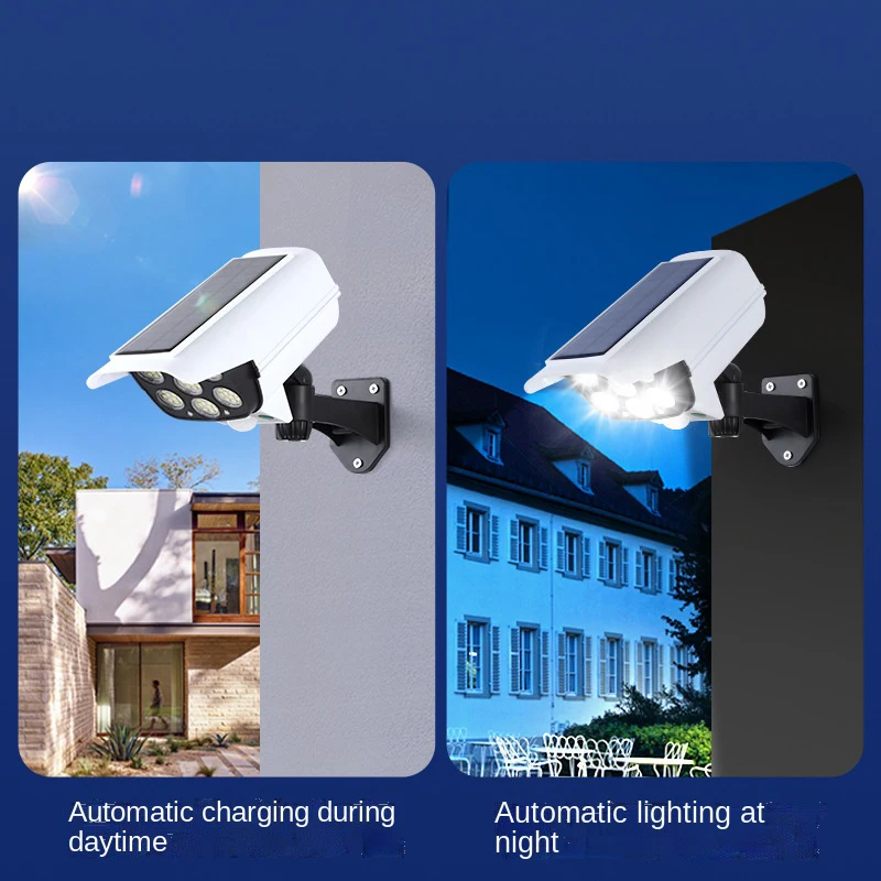 Мощный уличный светодиодный фонарь на солнечной батарее водонепроницаемый