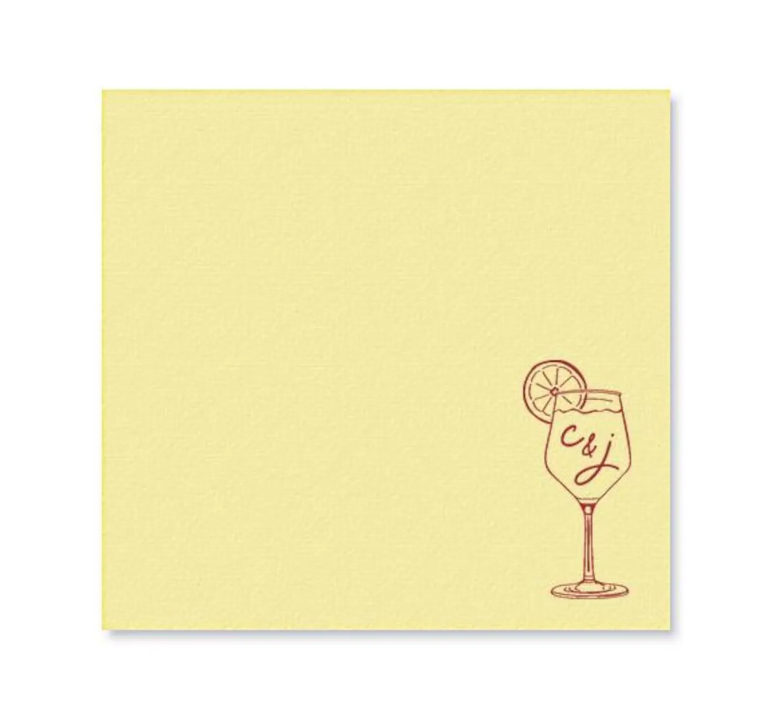 Стеклянная коктейльная салфетка Aperol Spritz на заказ | Свадьба Вечеринка Девичник
