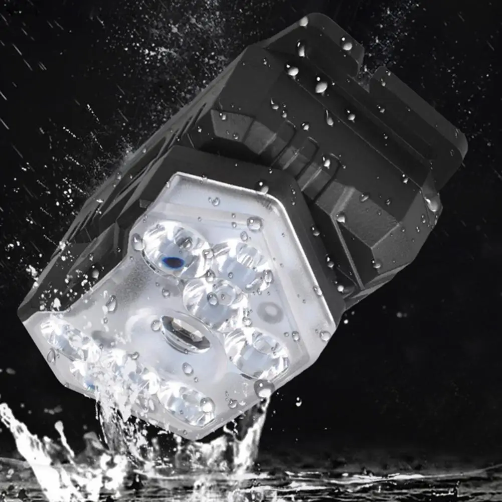 

Battery Indictor Light Head-Mounted Flashlight ABS Illumination Practical Infrared Induction Hands-free LED Headlamp