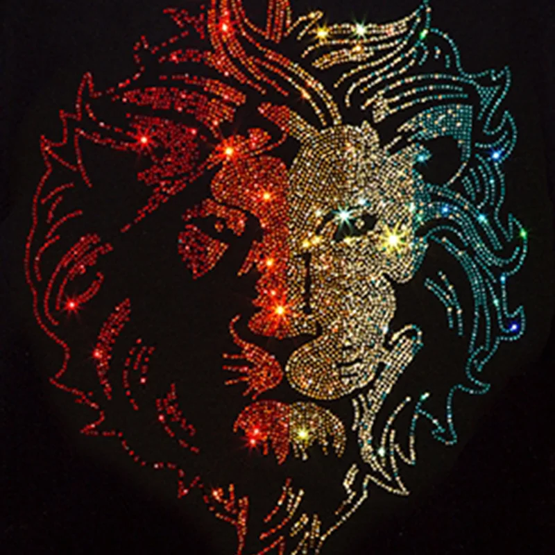 IZEVUS мужская футболка хлопок с принтом голова льва