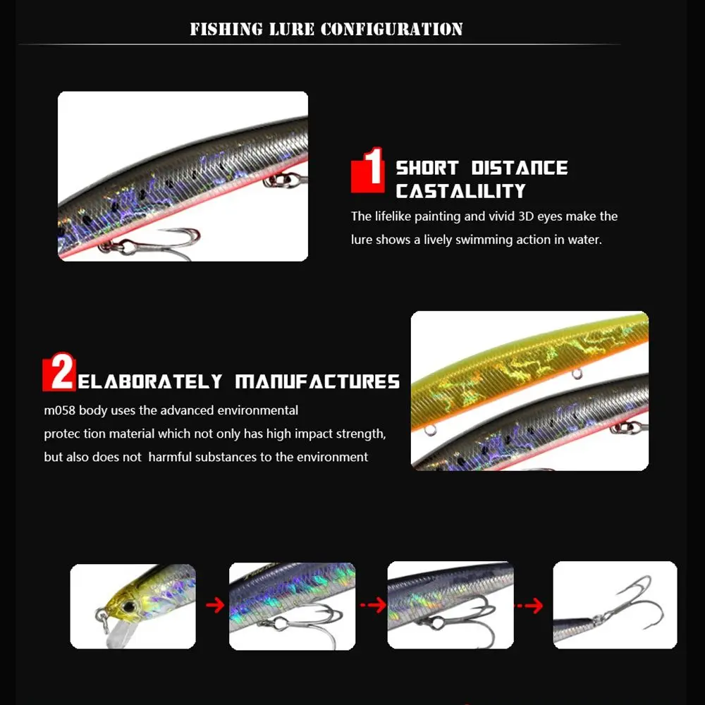 Разноцветные полосатые окунь воблеры приманки для гольяна рыболовные крючки