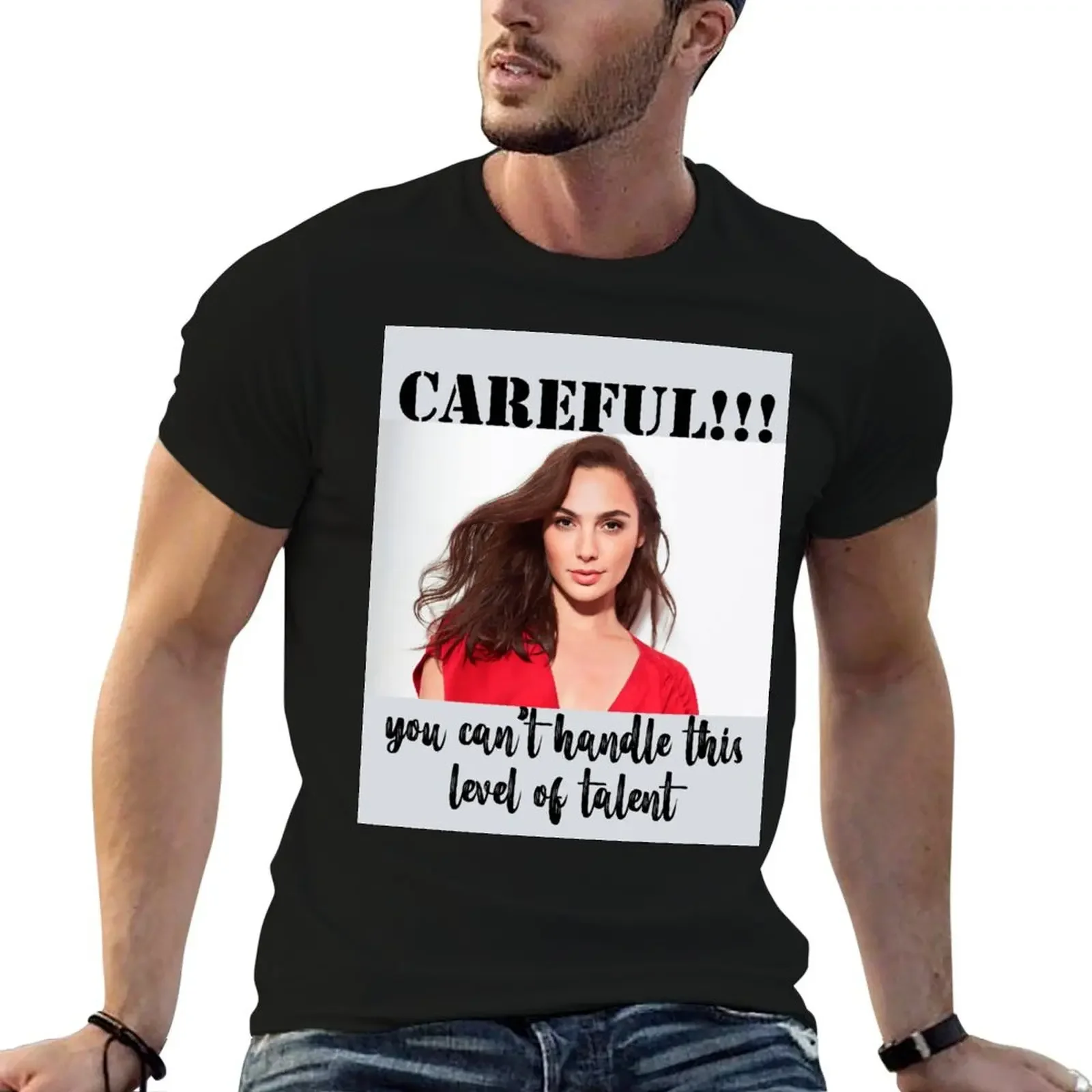 Ты не могу держать.. футболка gal gadot дизайнерские рубашки милая одежда большого