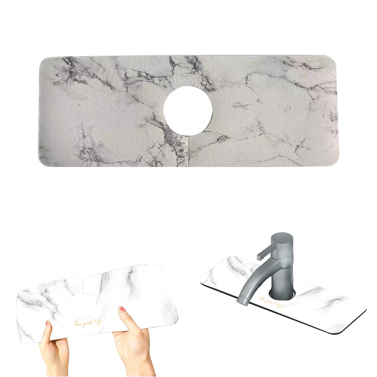 

Sink Faucet Mat Faucet Absorbent Mat Quick Absorbent Sink Faucet Mat Splash Guard For Kitchen Sink Splashback Countertop