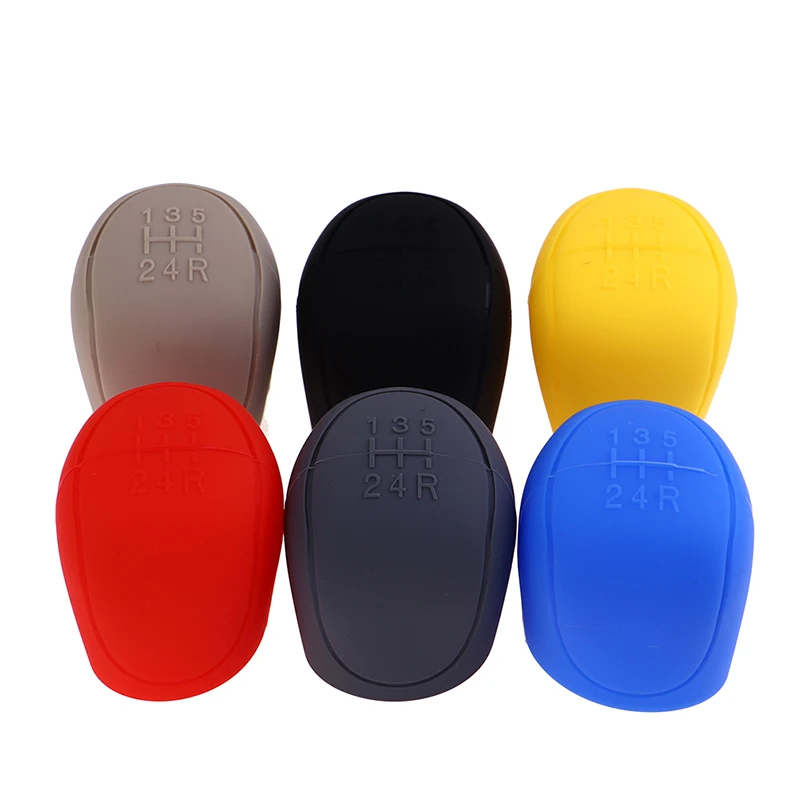 

Silicone Car Gear Head Shift Knob Cover Gear Shift Non Slip Grip Handle Case Automobiles Gear Shift Collars Interior Accessories