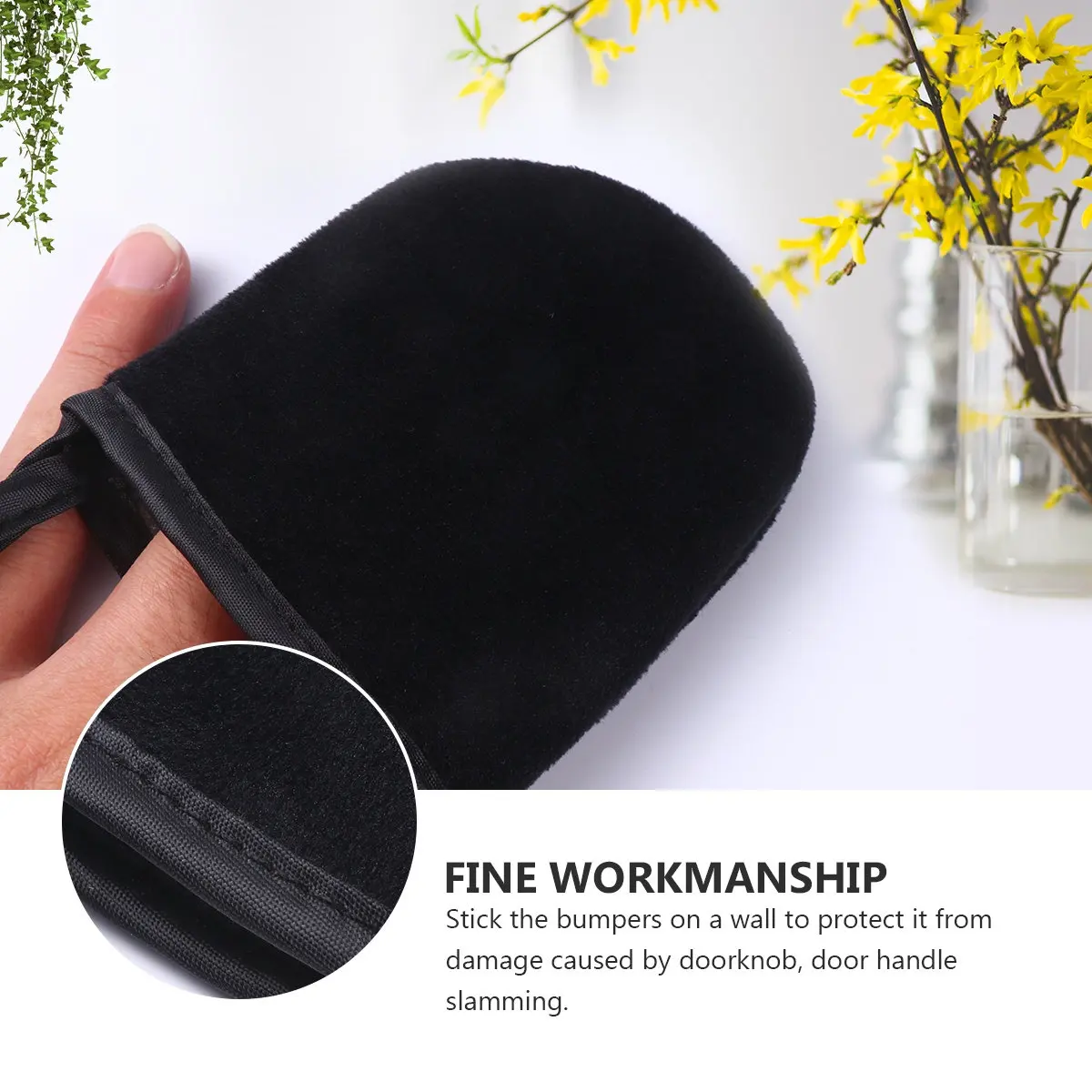 Фото 2 шт. Премиальные флокированные варежки-аппликаторы для автозагара, мини-размер, многоразовые, моющиеся, нескользящие, мягкие на ощупь перчатки для автозагара и солнцезащитного крема №5