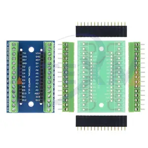 Контроллер NANO V3.0 3,0, терминальный адаптер, плата расширения, щит NANO IO, простая удлинительная пластина для Arduino AVR ATMEGA328P