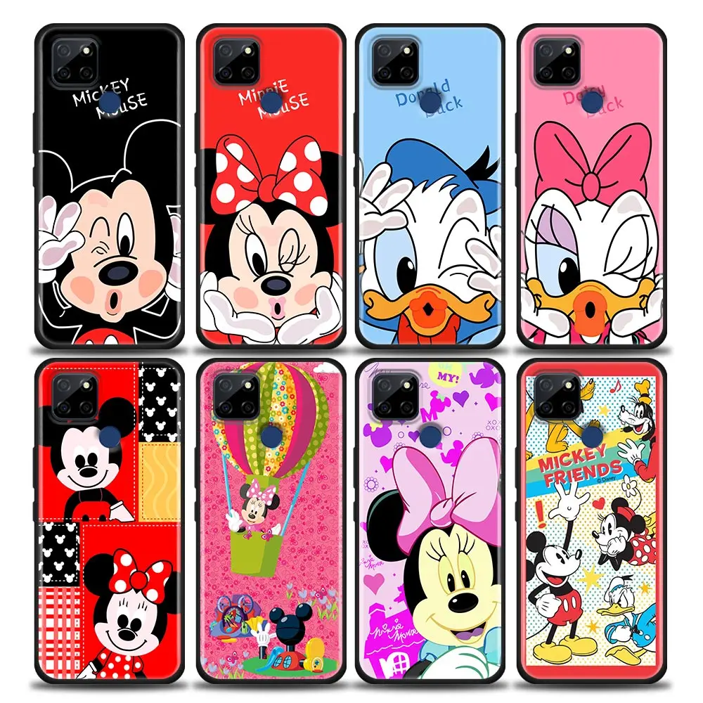 

Cute Mickey Minnie Mouse Anime Cartoon Phone Case Realme C35 C20 C25 C21 C12 C11 C2 Oppo A53 A74 A16 A15 A9 A54 A95 A93 A31 A52