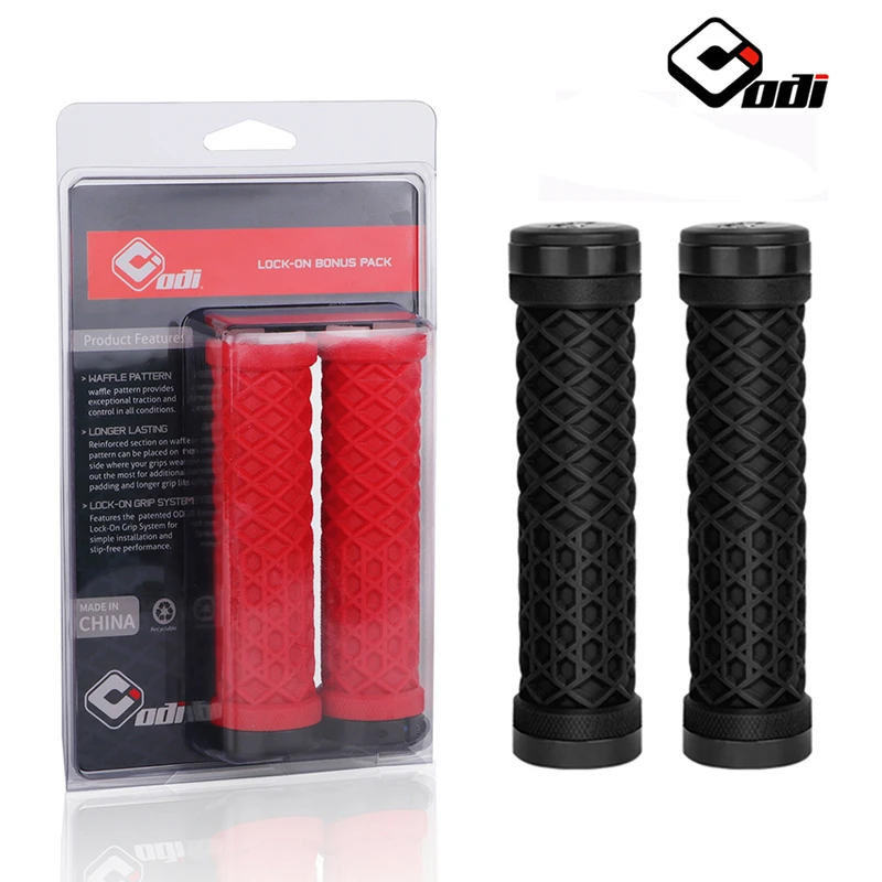 

ODI Lockable Bike Grips 22.2mm Bicycle Handlebar Grips Integrated Mtb Cuffs Dustproof Waterproof Bike Handle Free Wrench