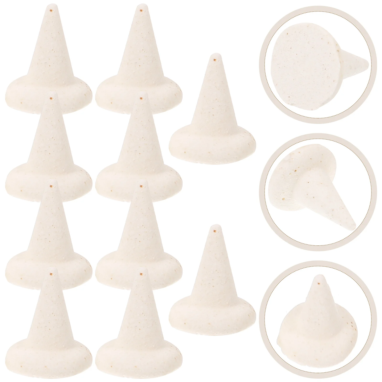 

10 Pcs Keramagic Refractory Support Nail Pottery Firing Ceramics Simple Designs Holder Kiln Tools Aluminum Oxide
