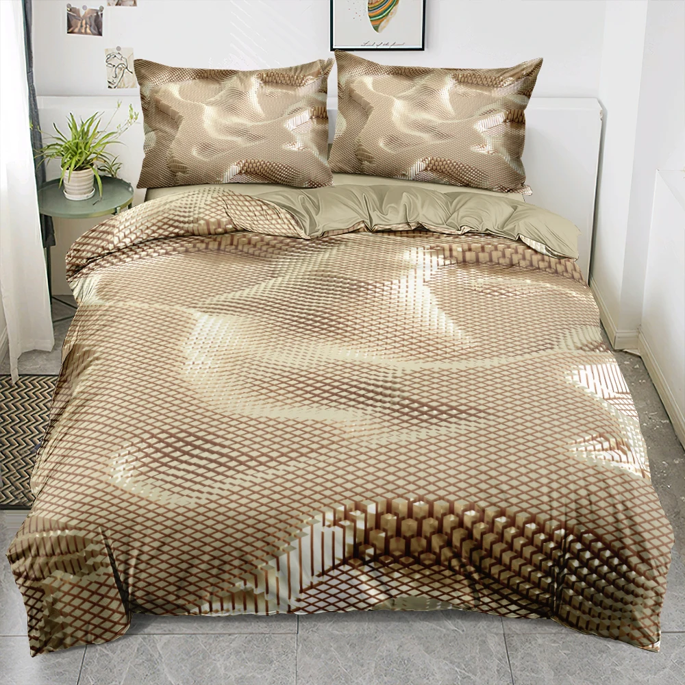 

3D Design Custom Camel Duvet Cover Sets Bed Linen Classical Bed Cover 220x220cm Bedding Set Home Textile Queen King Single Size