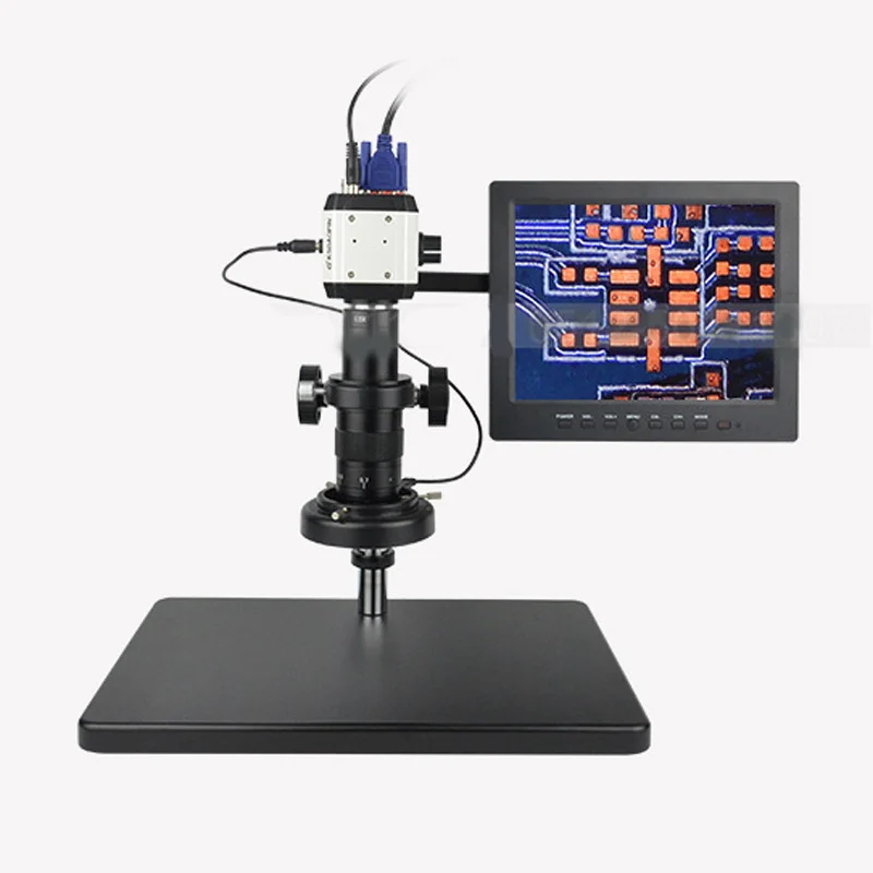 Цифровой видеомикроскоп высокой четкости Ccd 2 миллиона Vga + Usb промышленный