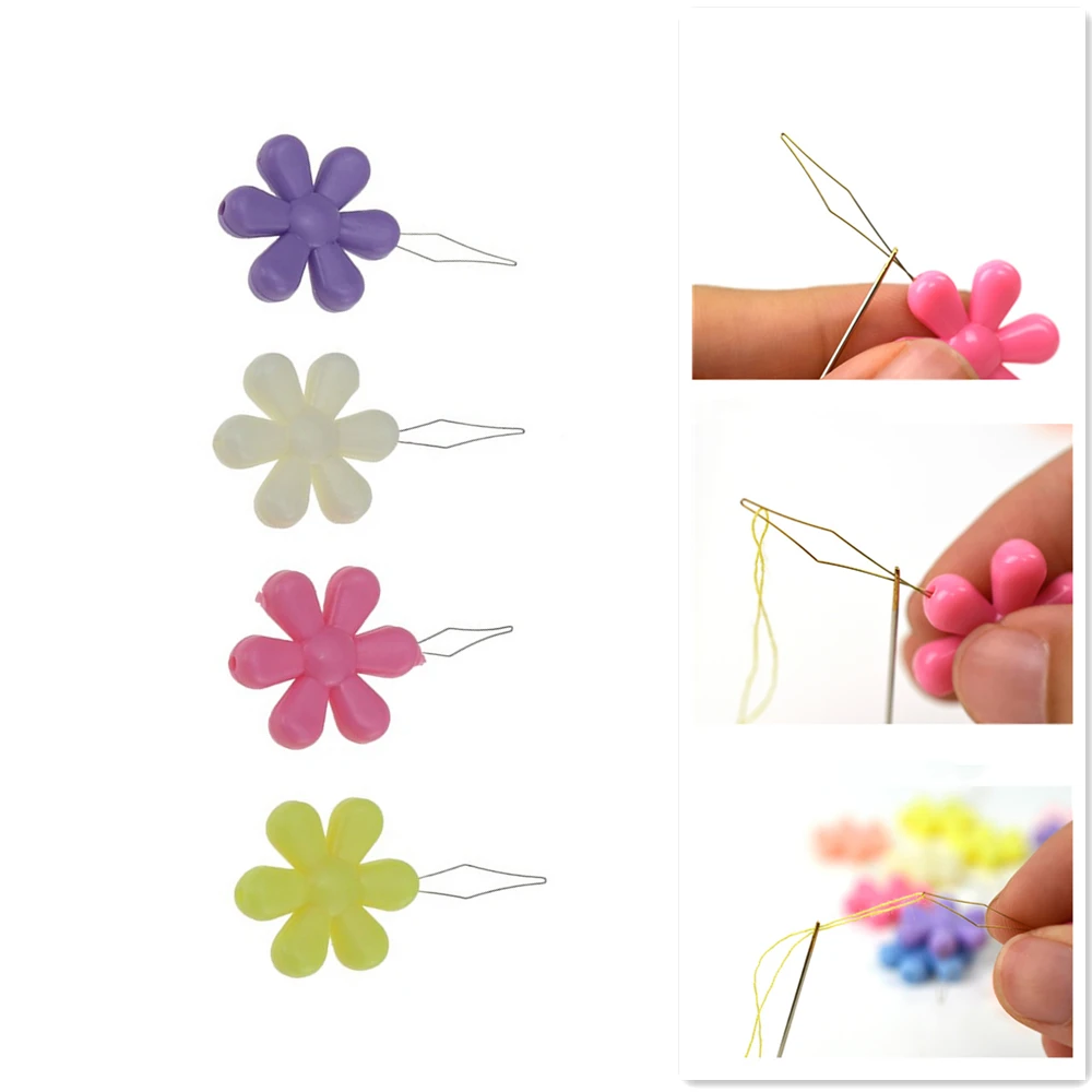 

10 PCS Needle Threaders Plastic Needle Threader For Hand Sewing Wire Loop DIY Needle Hand Machine Sewing Tool Sewing Crafting