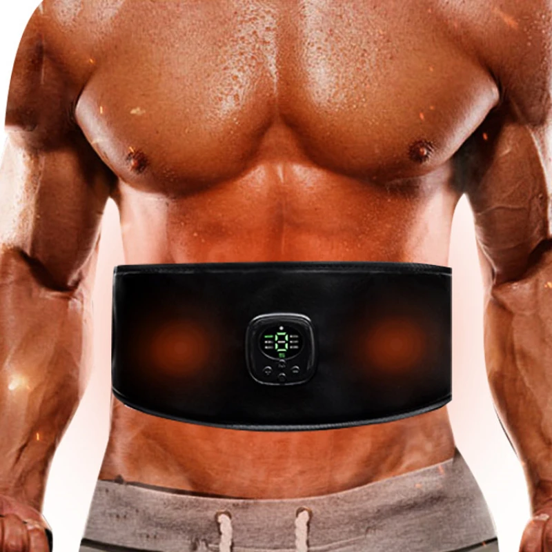 

Electric Muscle Stimulation Belt Belly Abs Stimulator Trainer EMS Abdominal Exerciser Toning Belt Fitness Training Gym Equipment