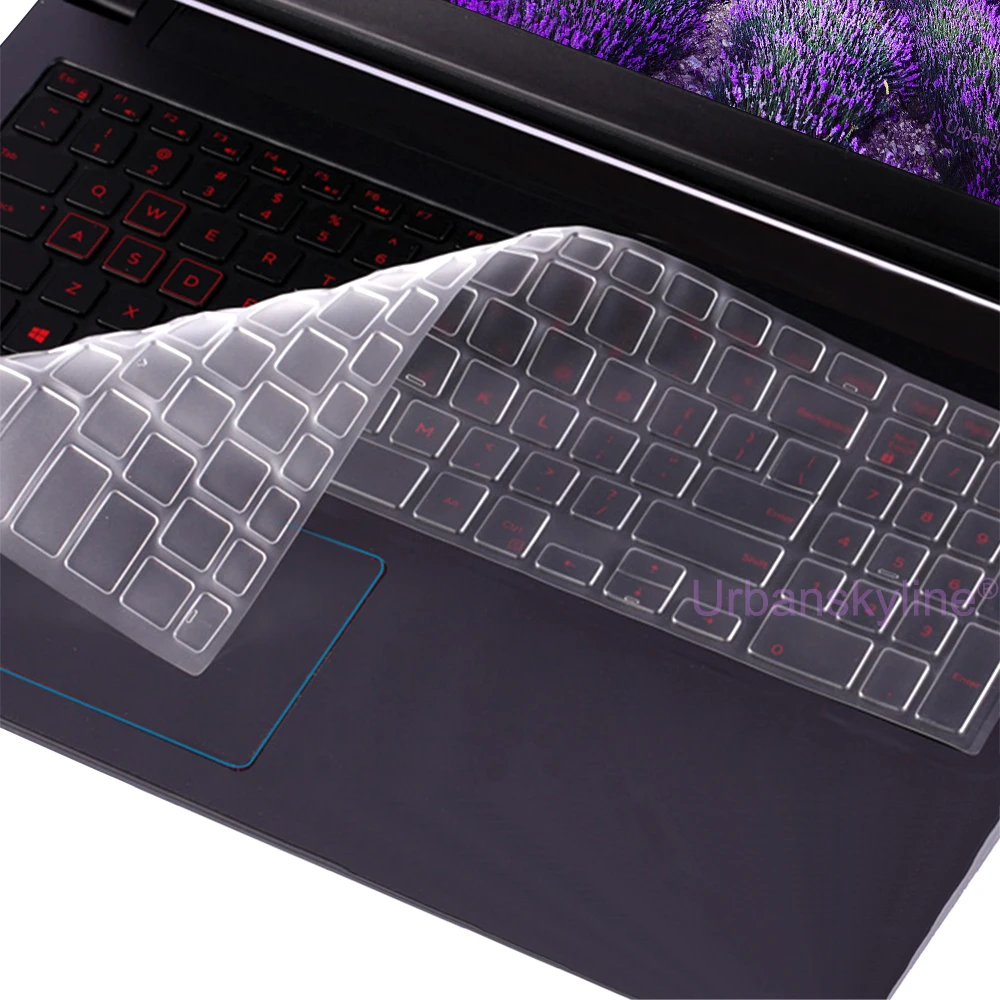 Чехол для клавиатуры Dell Inspiron 15 5000 5510 5515 5518 3000 3510 3511 3515 3520 3521 3525 Pro силиконовая