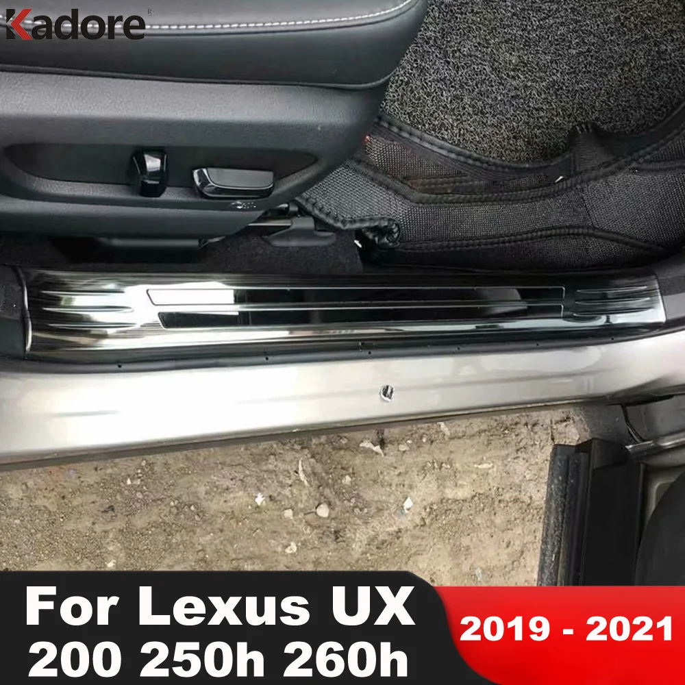 

4 шт., накладки на пороги двери для Lexus UX200 UX250h UX260h 2019 2020 2021