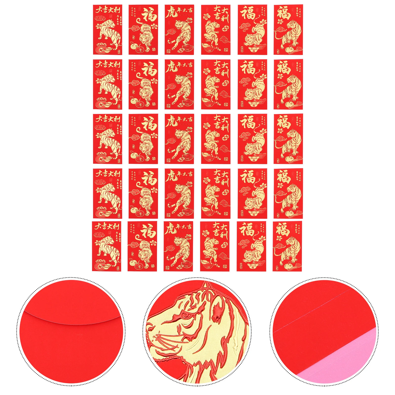 

Red Money Packet Year Envelopes Chinese Envelopepocket Zodiac Cash Newwedding The Springfestivalgift Portable See Paper Lucky