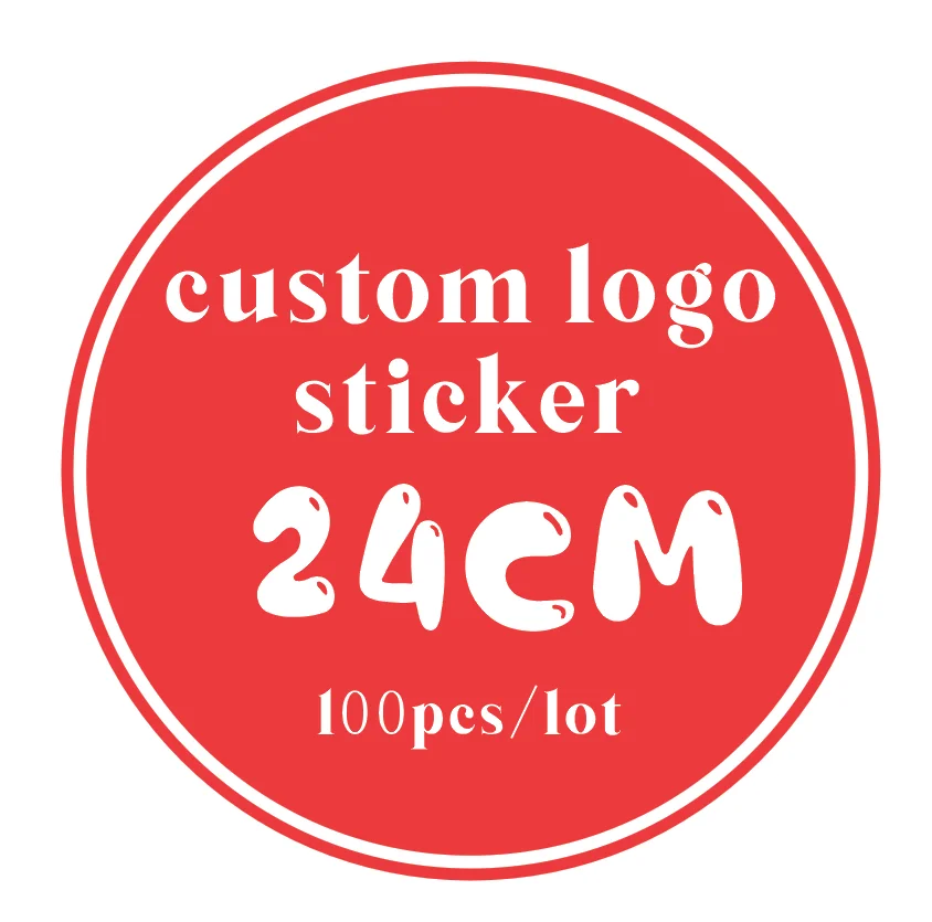 24cm/100pcs/ Customized Wedding Stickers, Invitations Seals, Favors Labels, Add Your Logo, Picture, Text, Personalised, Custom S