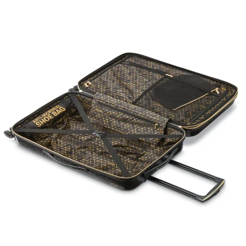 Beau Monde 24-inch Hardside Spinner, Checked Luggage, One Piece