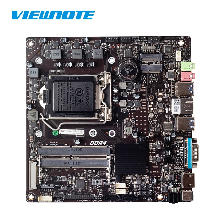 

Viewnote H510D4 IPC itx Motherboard PC Mainboard core10th thin mini itx motherboard BT wifi 10th Gen i3 i5 i7ITX Desktop