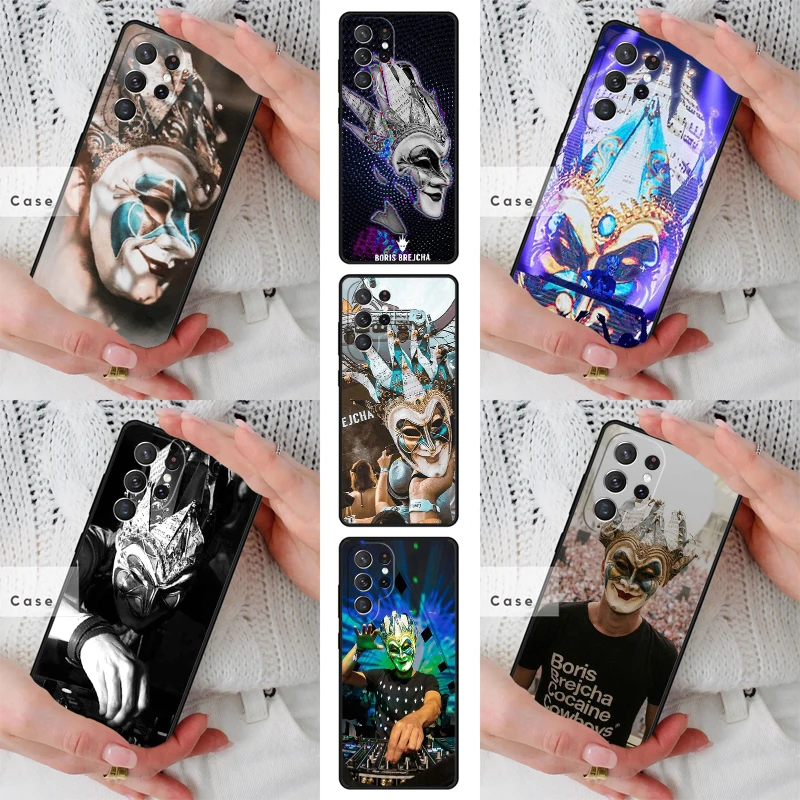 Фото Чехол для телефона Boris Brejcha DJ TPU для Samsung Galaxy S26 S25 S24 S23 S22 S21 S20 Note10 Plus FE Ultra Cover №1