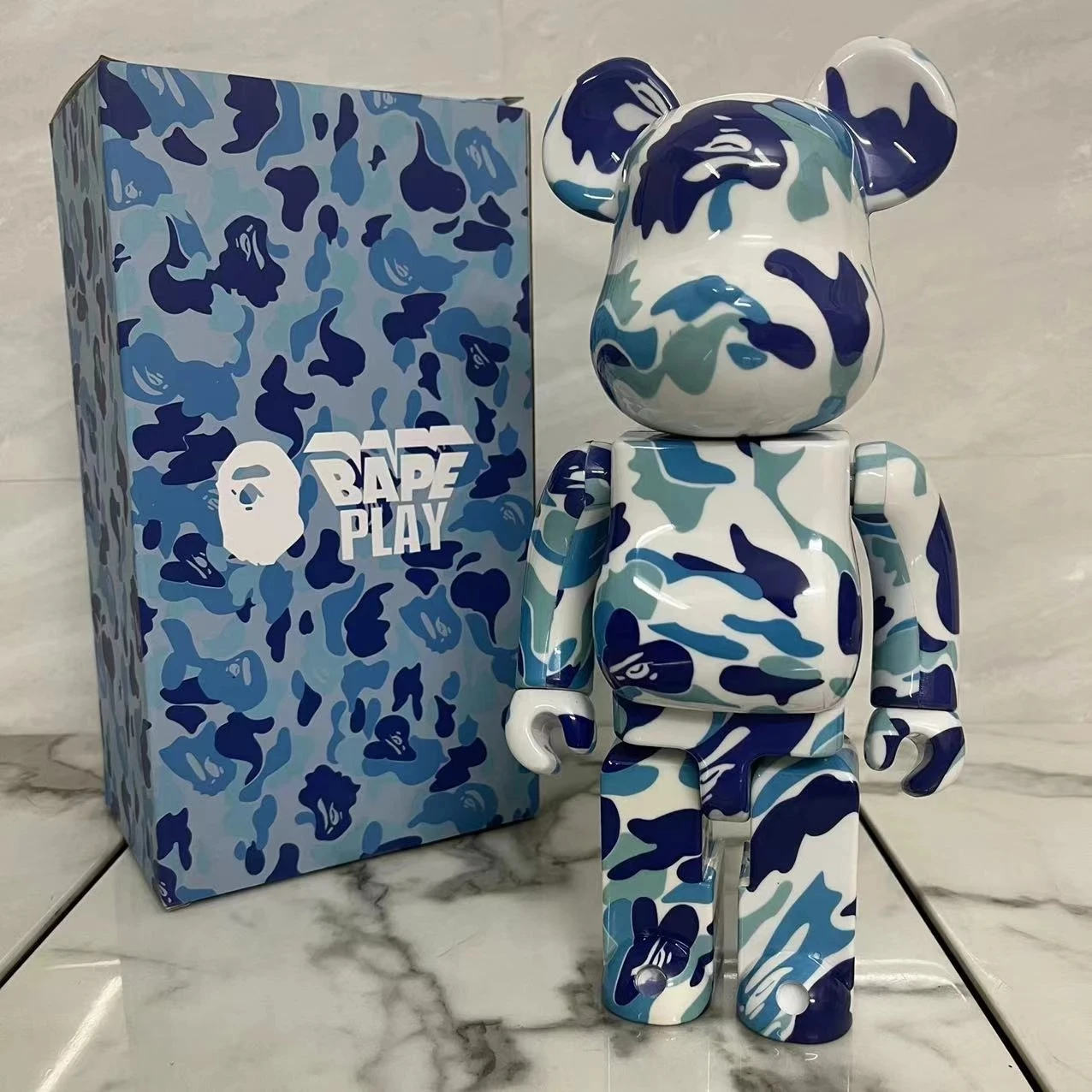 

28cm Bearbrick 400% Decor Trendy Collection Anime Bear Brick Figures Trend Living Room Shop Model Decoration Doll Toys