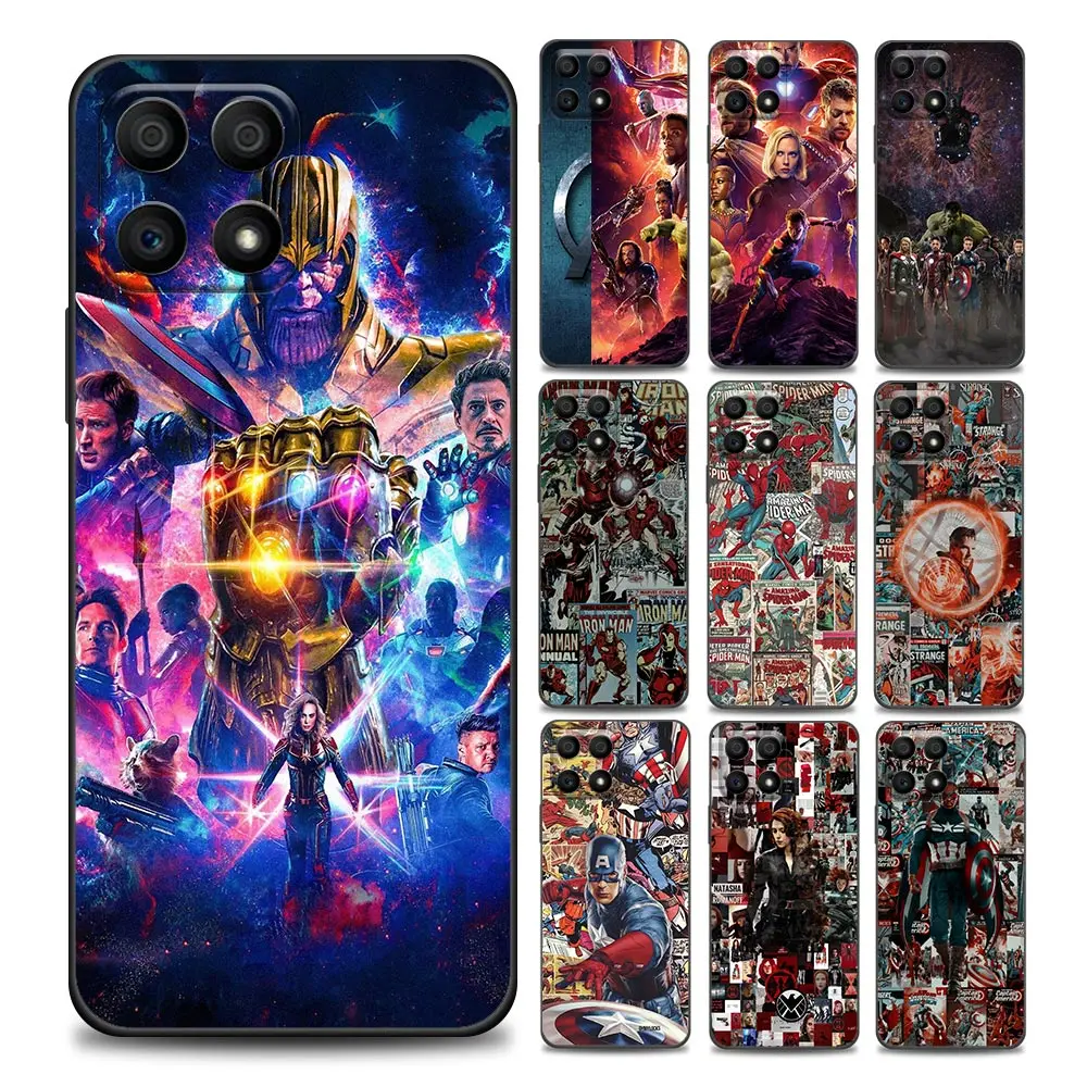 

Marvel Avengers Marvel Honor Case for 8X 9S 9A 9C 9X Pro Lite Play 9A 50 10 20 30 Pro 30i 20S(6.15) Soft Silicone Cover