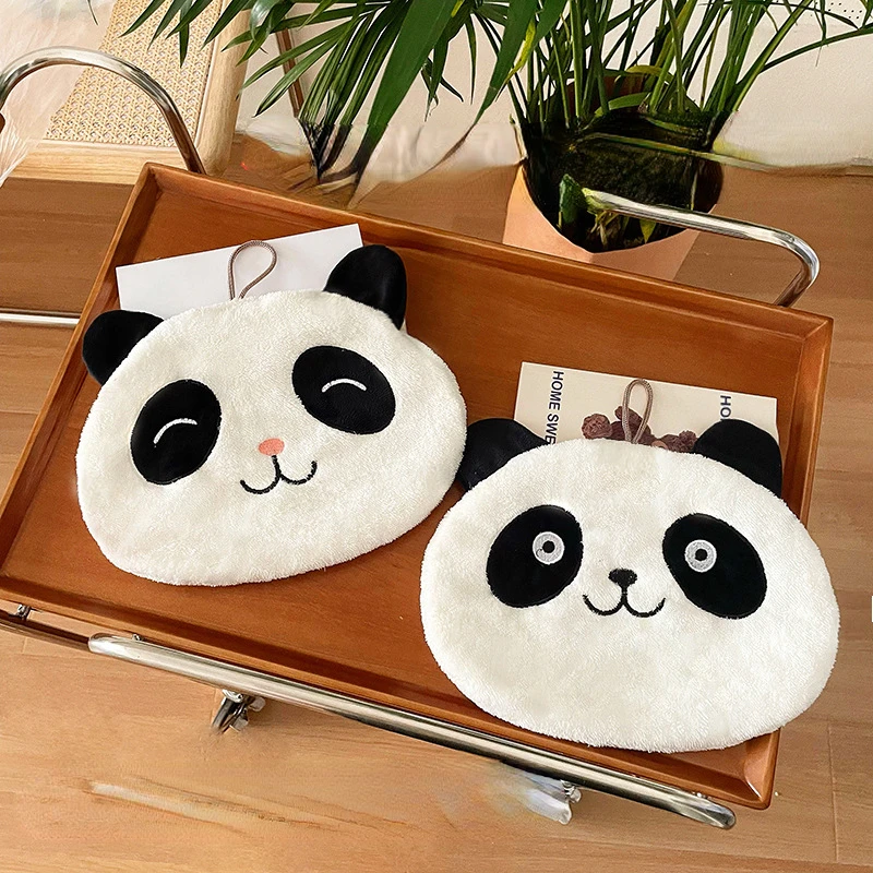 Hanging Absorbent Non-hair Wiping Towel Bathroom Kitchen Square Towel Thick Hand Towel