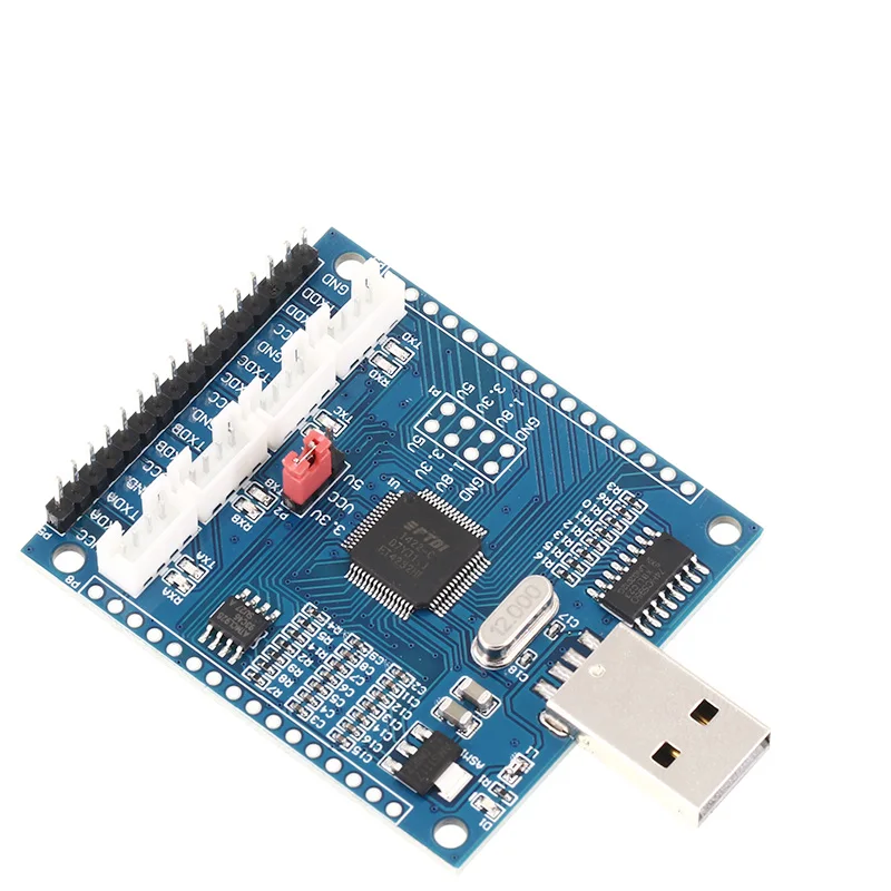 

FT4232H USB to 4-channel serial port USB to multi-channel serial port Serial extension High-speed module