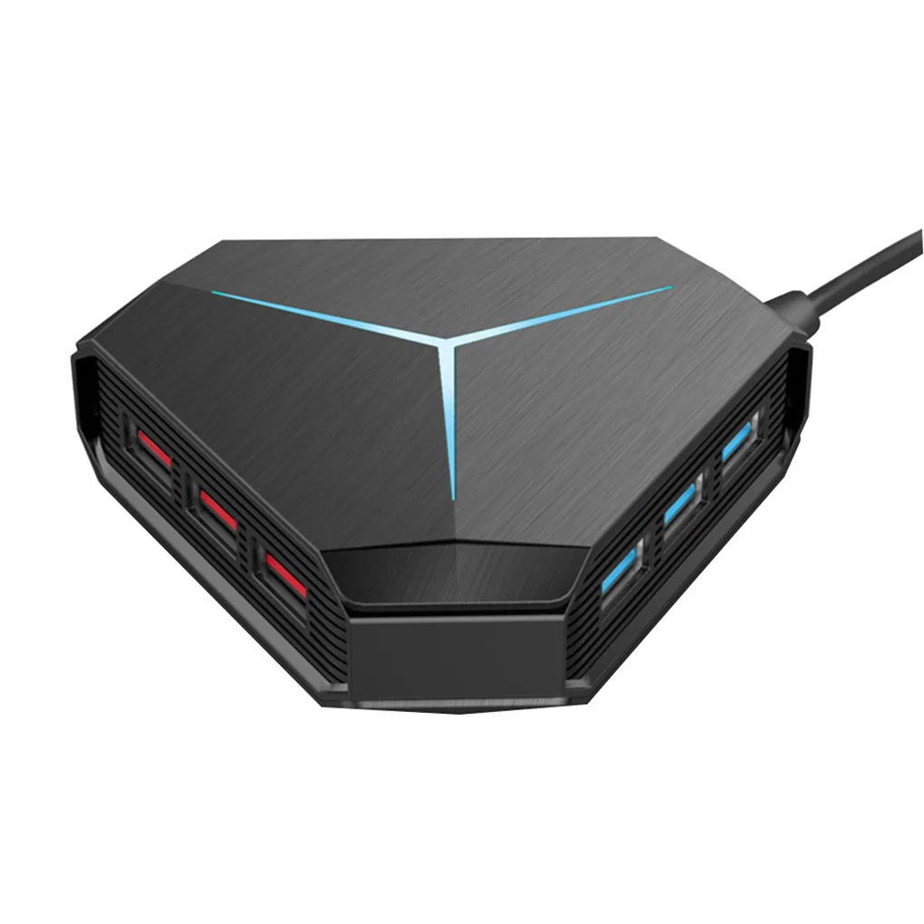 

USB-разветвитель для нескольких устройств, 6 портов, USB 2,0/белый