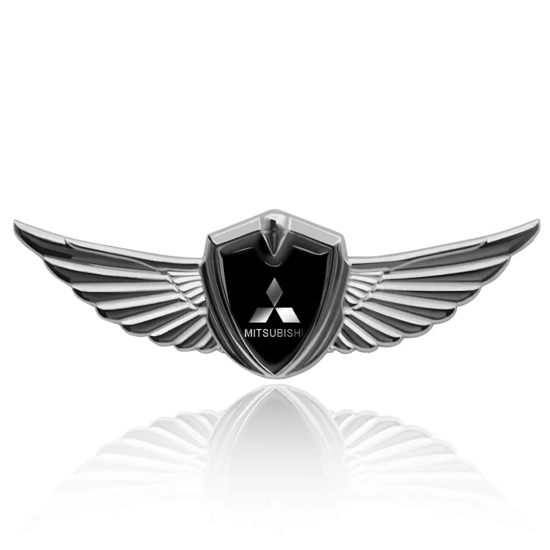 

1 шт. автомобильный значок, металлические крылья, декоративные наклейки для кузова, автомобильные товары для Mitsubishi Lancer ASX Outlander Pajero Carisma L200 Galant EVO