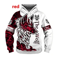 new fashion animal wolf hoodie 3d all over printed mens sweatshirt unisex pullover casual jacket