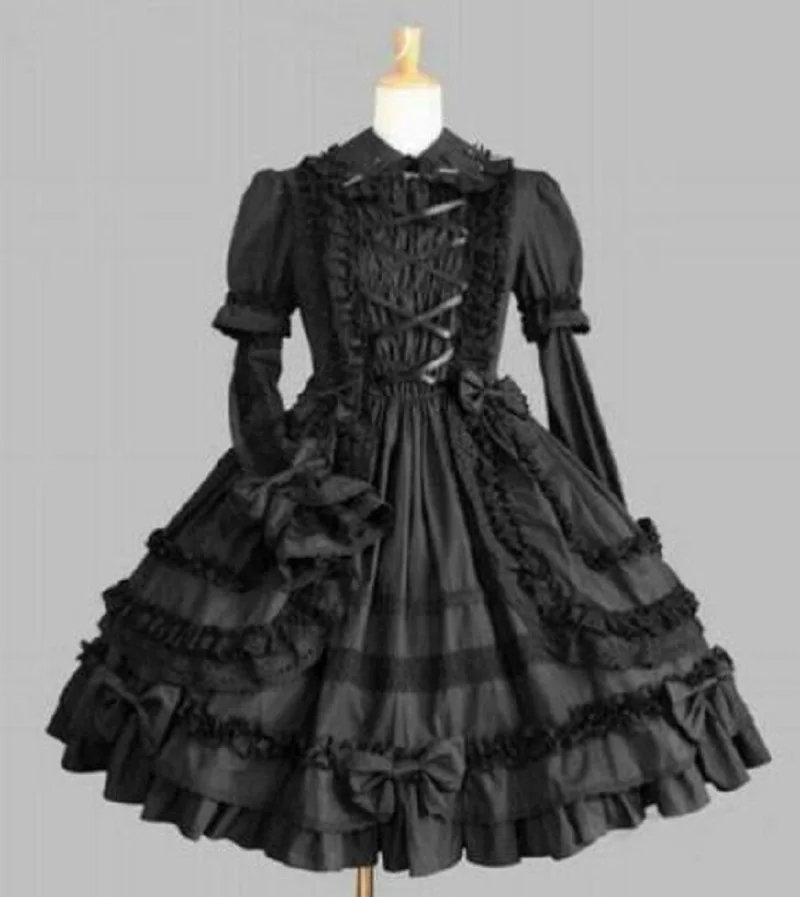 

Black Ribbon Cake Skirt Cotton Sissy Baby Girl Mini Skirt CD / TV Customization