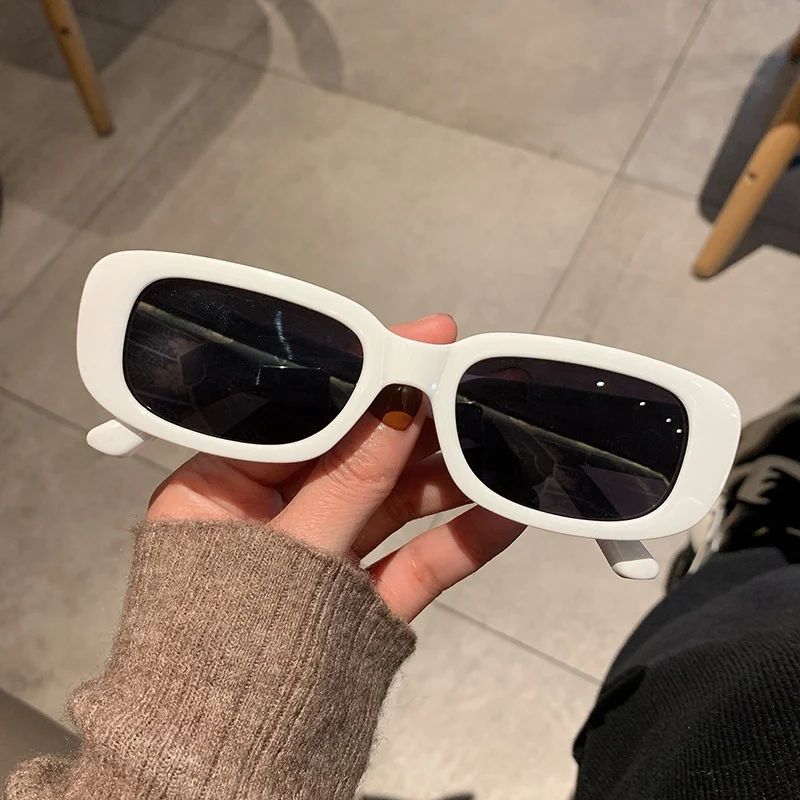 Small Rectangle Sunglasses Women Oval Vintage Brand Designer Square Sun Glasses For Women Shades Female Eyewear Anti-glare UV400