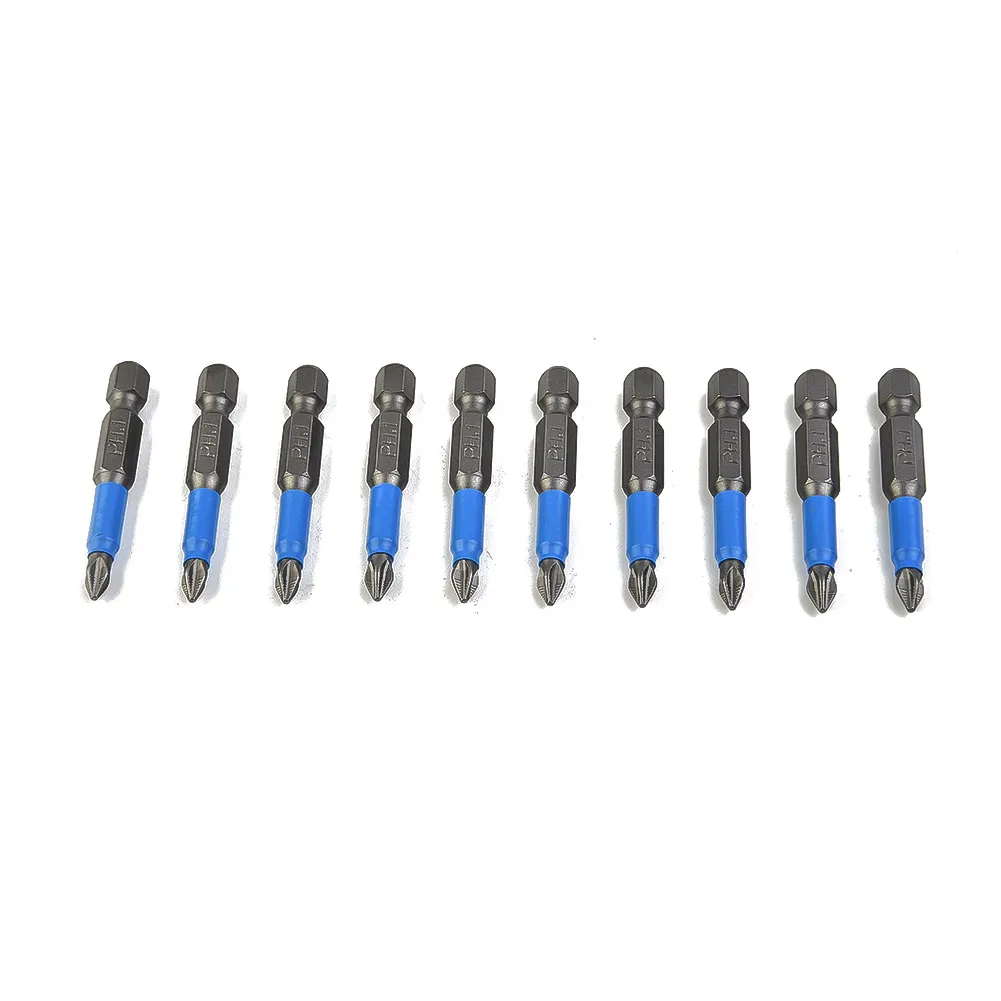 

10 шт., насадки для электрической отвертки, 50 мм, PH1/PH2/PH3/PZ1/PZ2