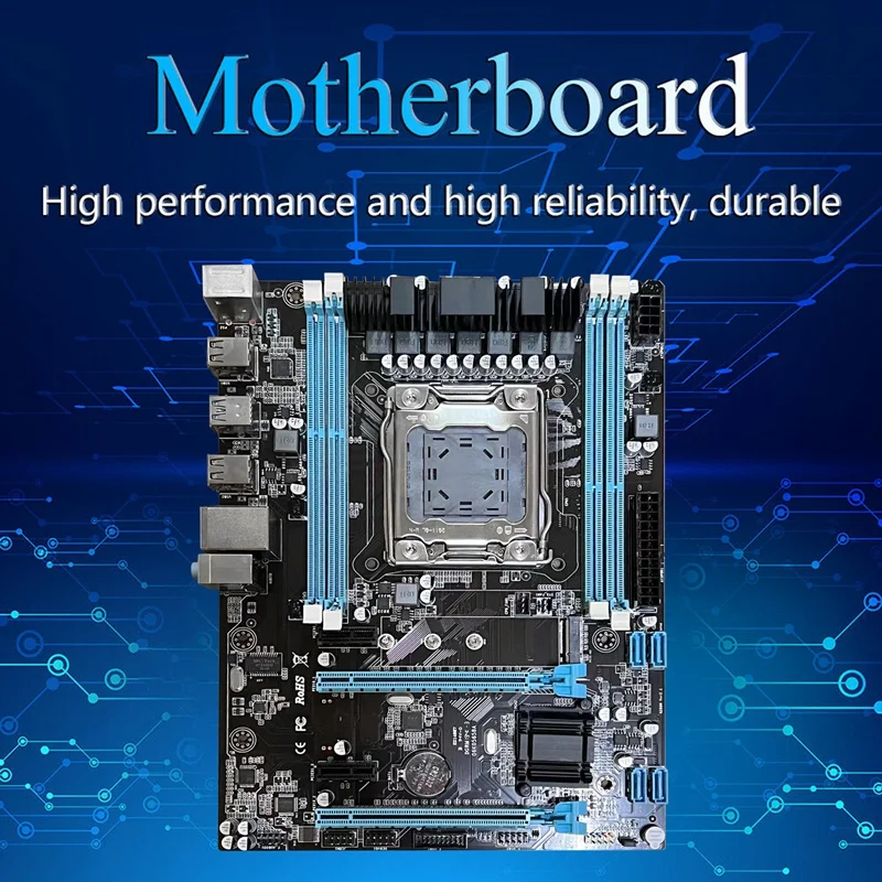 

X79 Computer Game Motherboard+E5 2620 CPU+4G DDR3 RAM+128G SSD+SATA Cable LGA2011 4XDDR3 RAM Slot M.2 NVME SATA3.0 Set