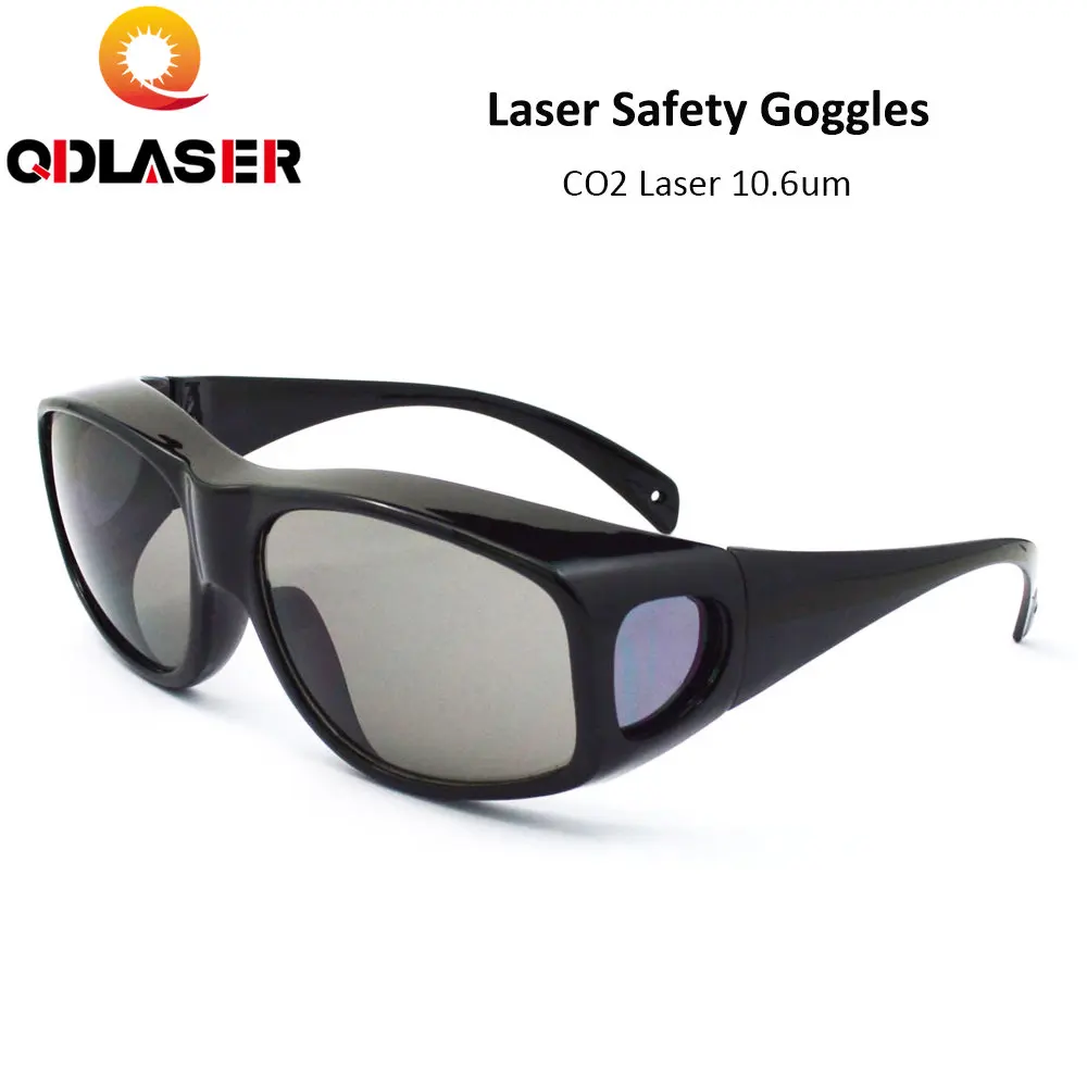 

QDLASER 10600 нм стильные C лазерные защитные очки OD6 + CE защитные очки для CO2 лазерная резка, гравировальный станок