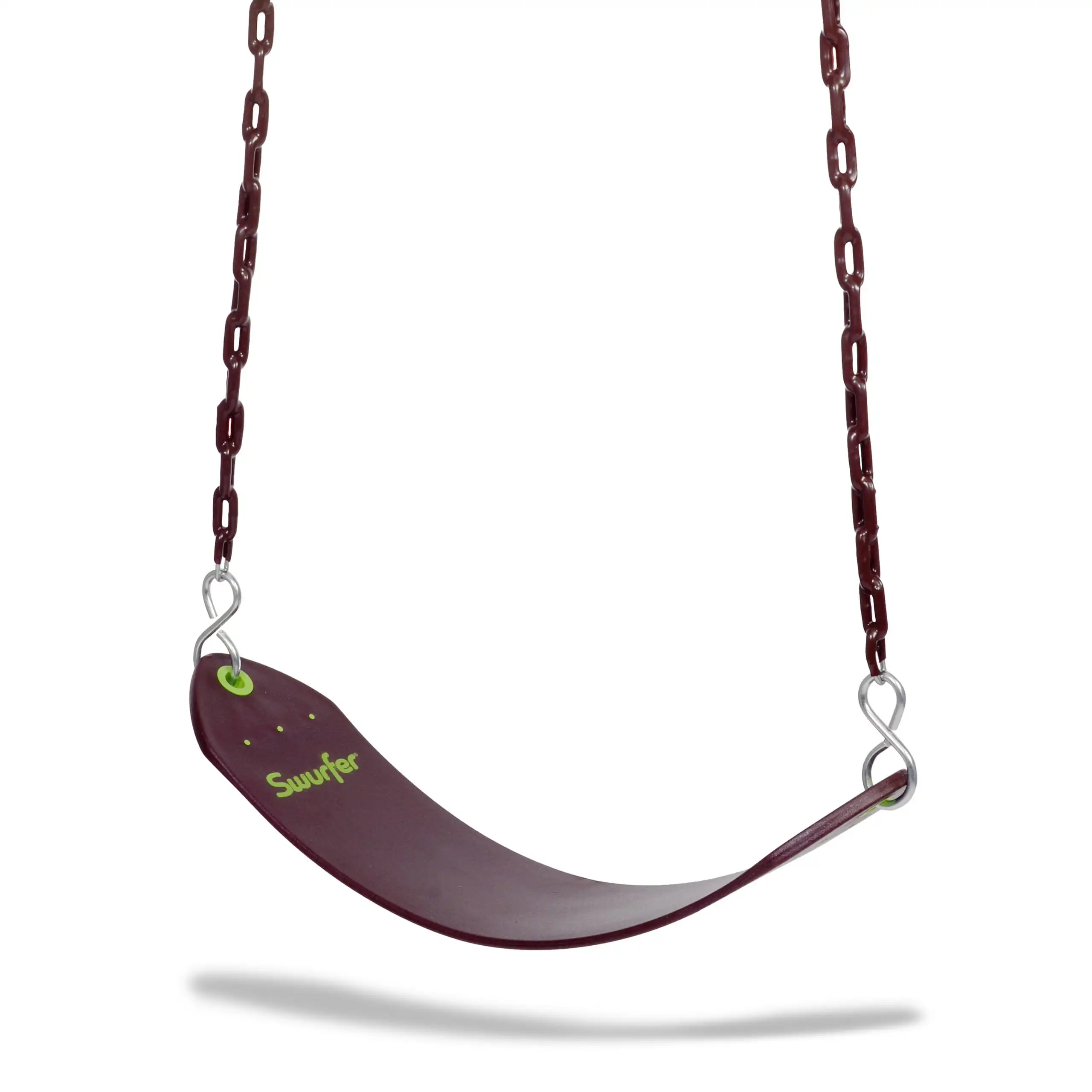 Belt Swing with Pinch-Free Rubber Coated Metal Hanging Chains Holds 250 Pounds Ages 4 and Up