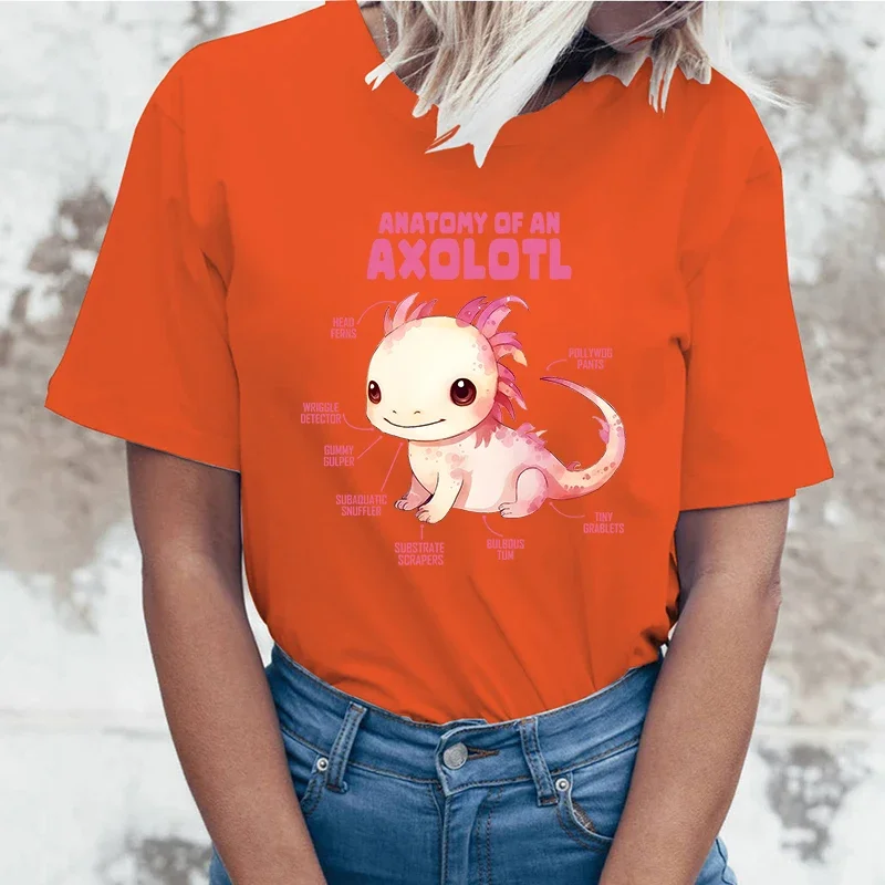 Повседневная футбольная рубашка с анатомическим принтом для женщин