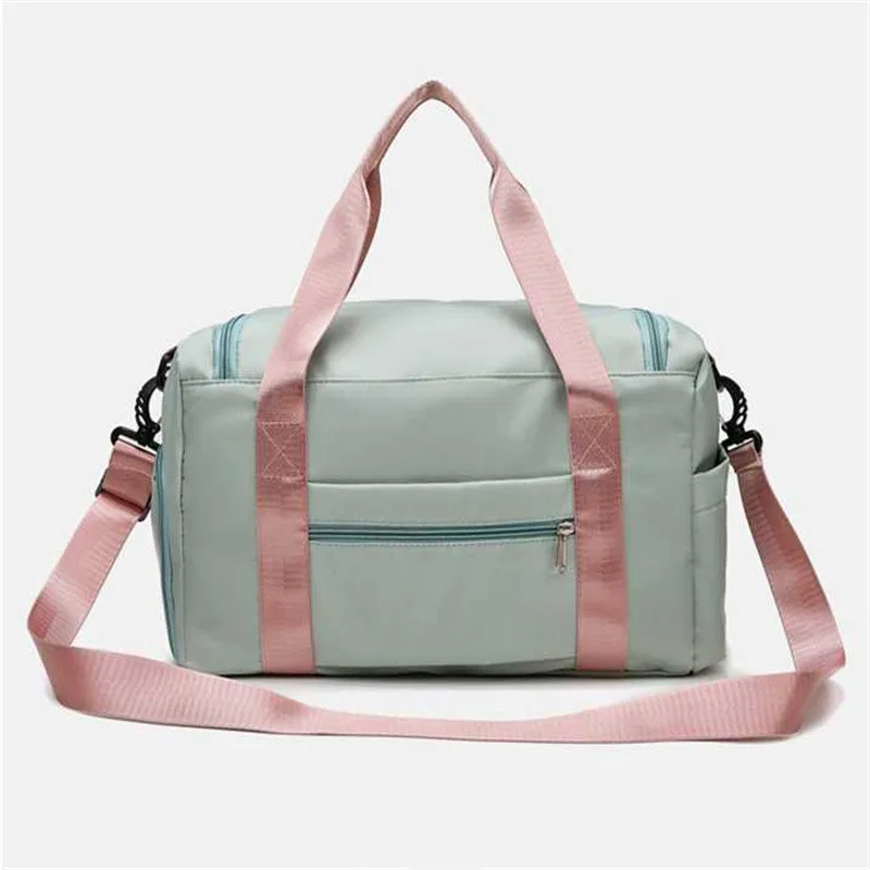 Women Sports Gym Bag Travel Dry Wet Bag Handbag Multifunction Swimming Shoulder Messenger Weekend Fitness Training Bag