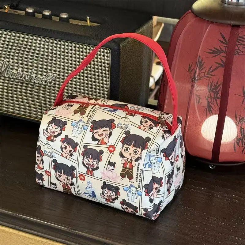 НОВАЯ сумка Nezha с периферийным принтом в стиле аниме 2025 вместительная милая