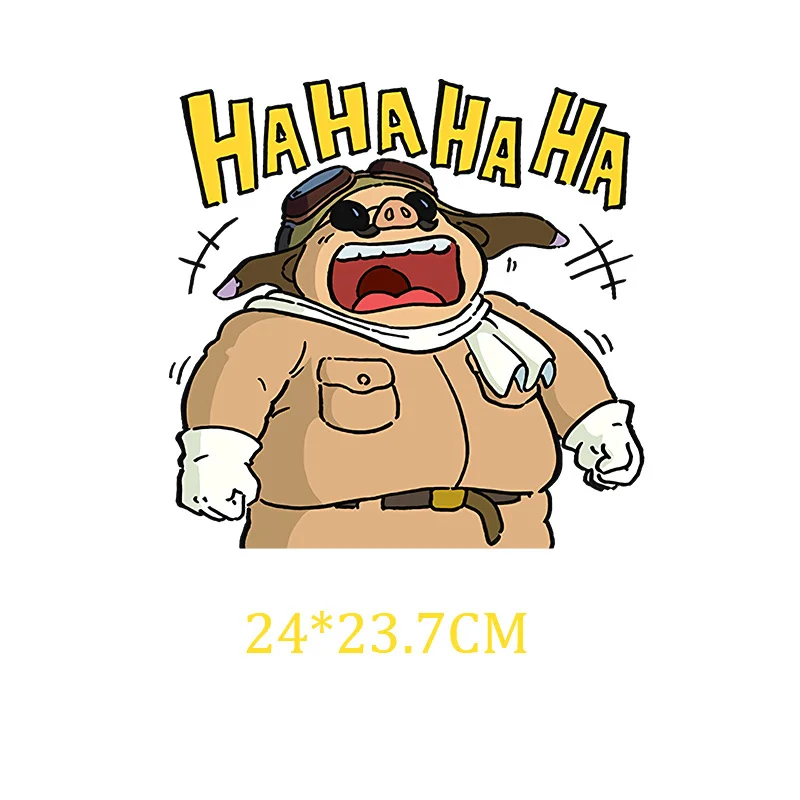 Kawaii Porco красный полосы термо-клейкий для одежды утюжок на патч теплопередающие