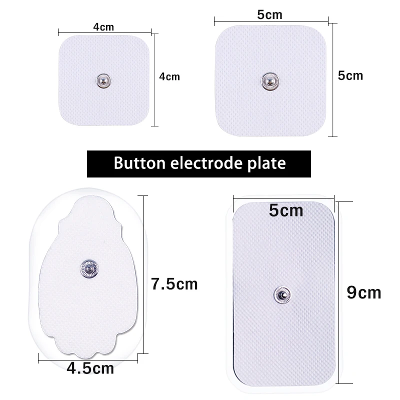 50/100 Pcs Gel Electrode Pads Self Adhesive Patch Replacement Apply For Electric Digital Body Massager TENS Acupuncture Machine | Красота и