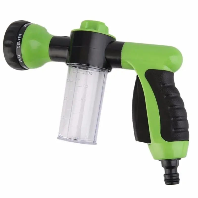 

New Adjustable Water Spray Foam Dispenser Garden Water Gun Hose Foam Nozzle Soap Dispenser Car Window Glass Washing Foam Sprayer