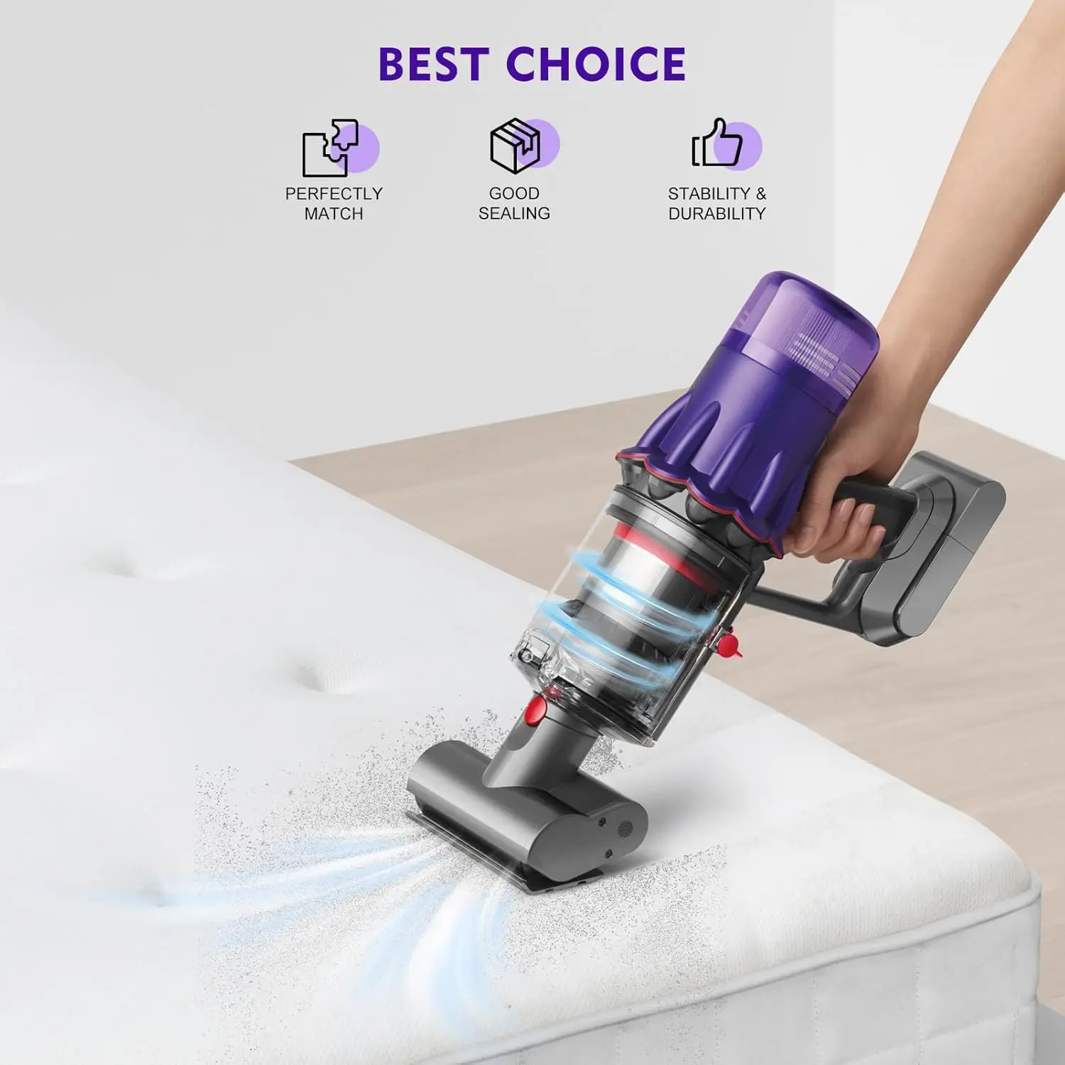 Фото Контейнер для пыли, совместимый с пылесосами Dyson V12 Detect Slim/V10 Digital Slim SV18 SV20, заменяемый контейнер для сбора пыли, номер 965272-01. №5