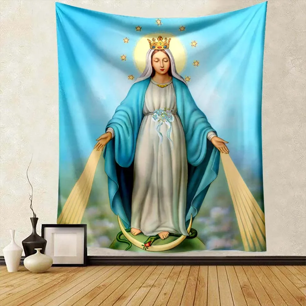 Кроватка матери христианской веры для спальни настенная квартира подвесная