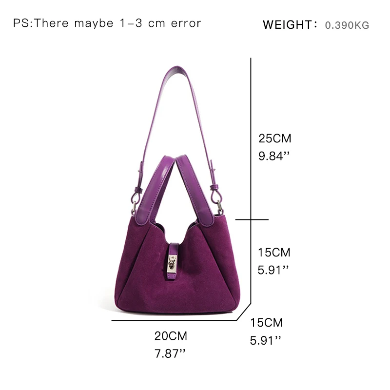 MABULA натуральная кожа замшевая винтажная сумка-корзина Hobos модная однотонная