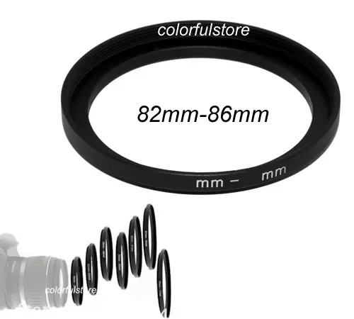 

82mm to 86mm 82mm-86mm 82-86 mm 82 86 Metal Step-Up Step Up Ring Camera Lens Lenses Filter Filters Stepping Adapter Hood Holder