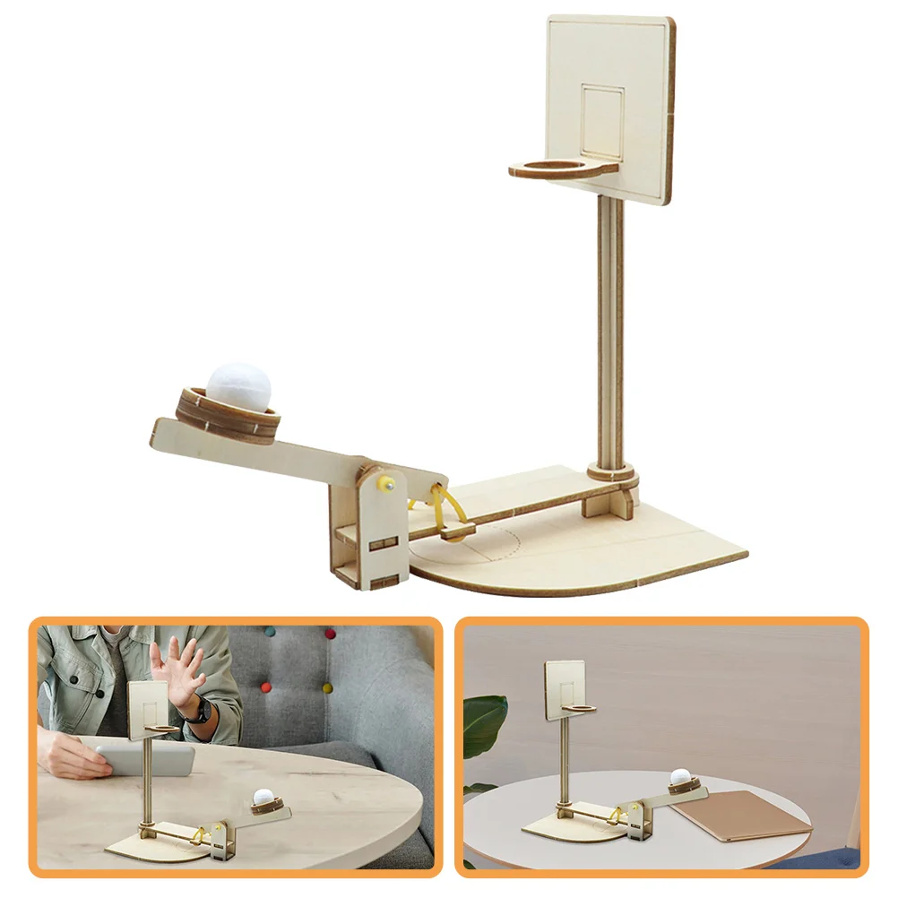 

Basketball Shooting Lever Principle Kids DIY Science Experiment Model