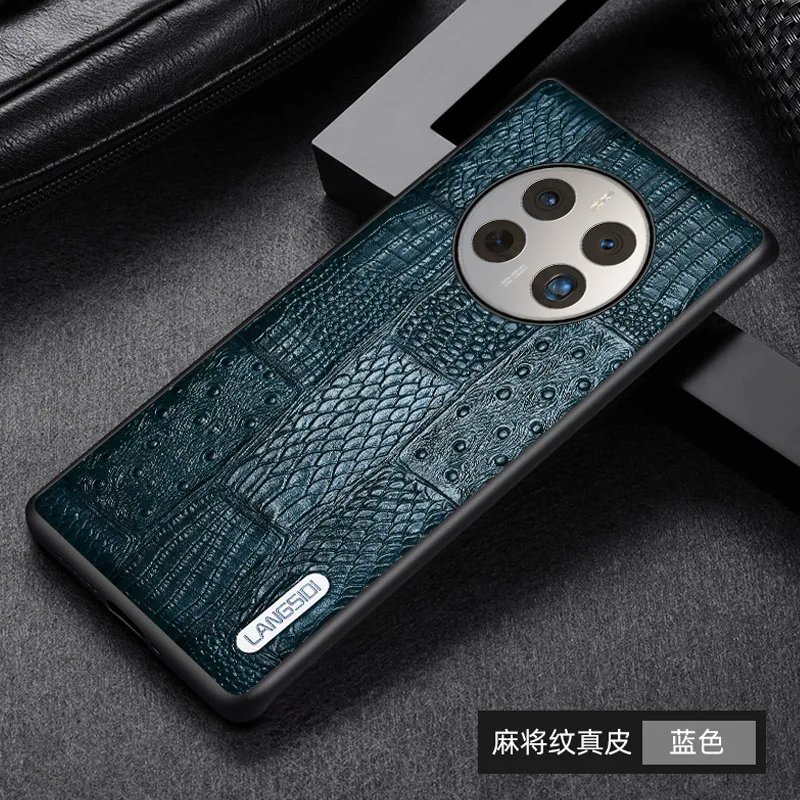 Genuine Leather Retro Splice Mobile Phone Cases For Huawei Mate 50 50e 40 30 20 Mate50 Mate40 Mate30 Mate20 Pro Plus Cover Case